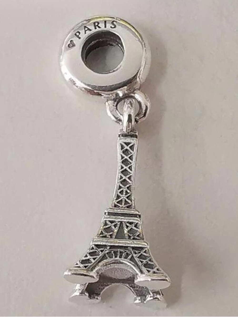 Pandora Silver Eiffel Tower Dangle Charm - Paris Accent S925 ALE